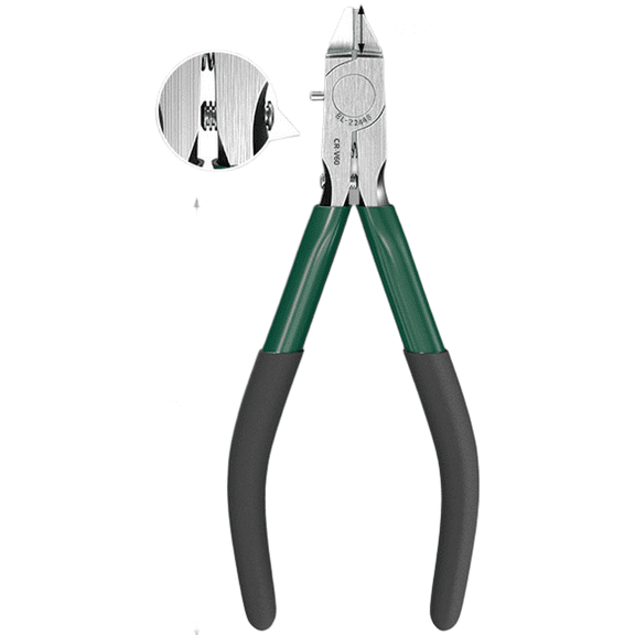 Mosiee 1Pc Single Blade Flush Cutter Hardened Model Sprue Nipper Water Mouth Plier Non-Slip Grip Sprue Cutter for Plastic Model Cutting