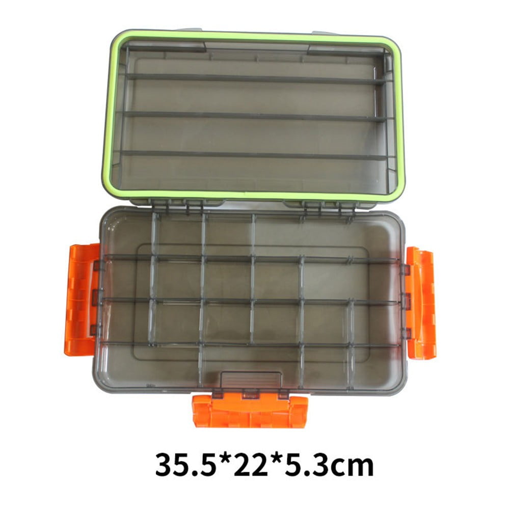  Vikye Lure Box, Double Side Plastic Fishing Baits Box Lures  Holder Case Large Capacity Accessory for Fishing Lovers(14 Slots) : Sports  & Outdoors