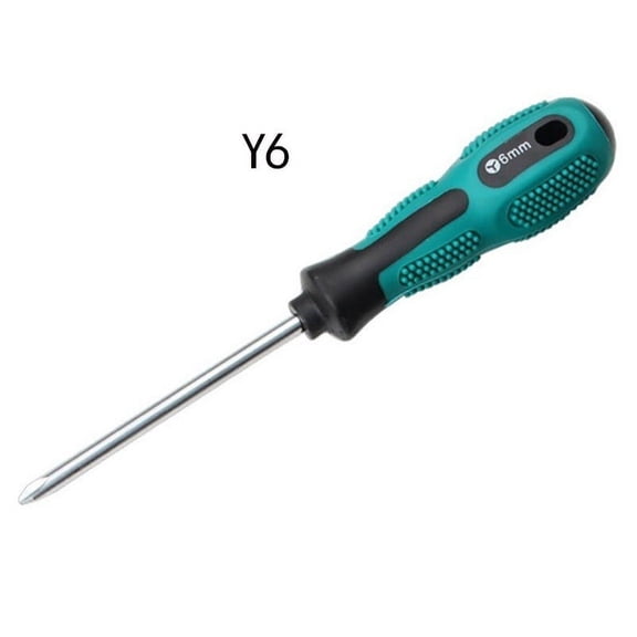 Mosiee 1Pc Y-Shaped Magnetic Triangle Screwdriver Chrome Vanadium Steel Screw Driver Professional Manual Repair Tool Y6