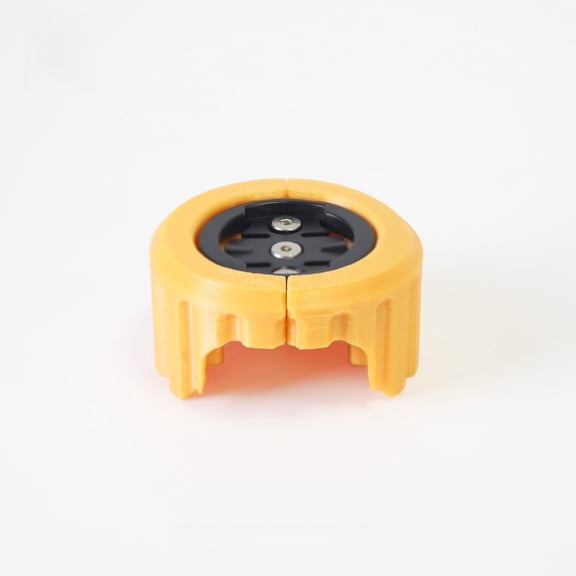 Mosiee 1Pcs Folding Bike Computer Mount Plastic Camera Bracket 5.1X2.6Cm for Dahon Bike Speedometer Support Stand Cycling Accessories Yellow