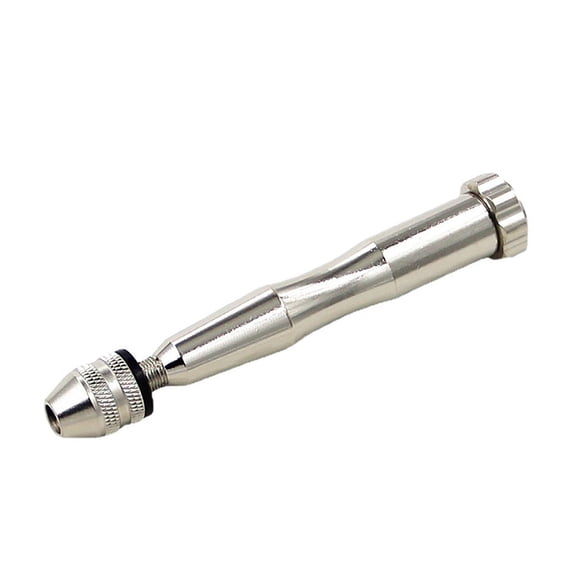 Mosiee 1Pcs Hand Drill Chuck 0.3-3.5mm Woodworking Drilling Tools for Models Jewelry Making Diy Hole Drill Wood Craft Handmade Tools