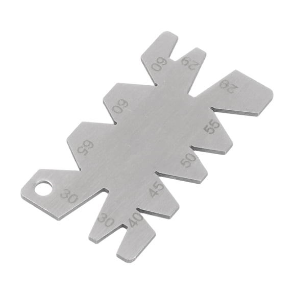 Mosiee 1Pcstainlessironanglegauge Thread Cutting Gauge Tool Setting Template Angle Template Gauge Measuring Hand Tools