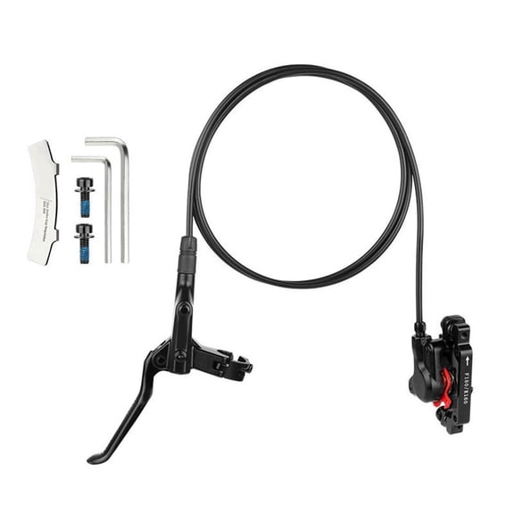 Mosiee 2 Piston Hydraulic Brake Set with 800Mm Front Hose And 1450Mm Rear Hose Kit Left Rear Kit