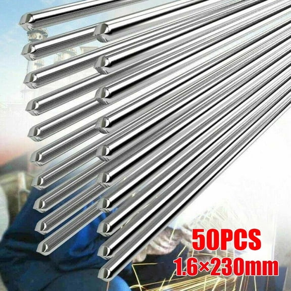 Mosiee 20/30/50/100Pcs Aluminium Welding Rods Wire Brazing Easy Melt Solder Low Temperature Universal Welding Rod Cored Wire Rod Solder