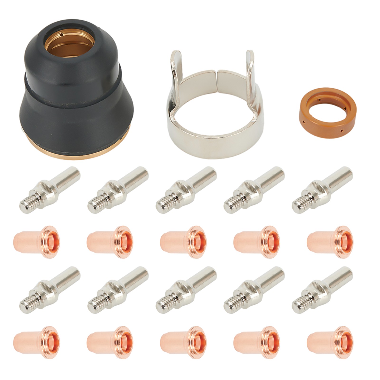 Mosiee 23pcs Tip Kit Fit Harbor Freight Titanium Plasma 65 Torch TI