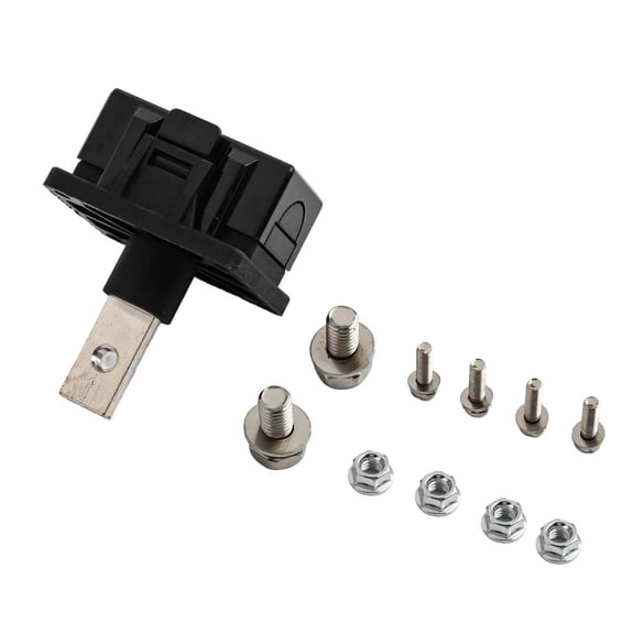 Mosiee 250A Lithium Battery Terminal Block High Current Through-The-Wall Terminal Block Connector for Lithium Battery Energy Storage Balck