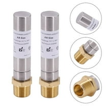 Mosiee 2Pcs 1/2" Npt Stainless Steel Water Hammer Arrester For Pipe Noise Reduction