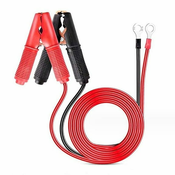 Mosiee 2Pcs 30A Automotive Battery Cable With Crocodile Clip Extension Cable Suitable For On-Board Batteries Battery Clip