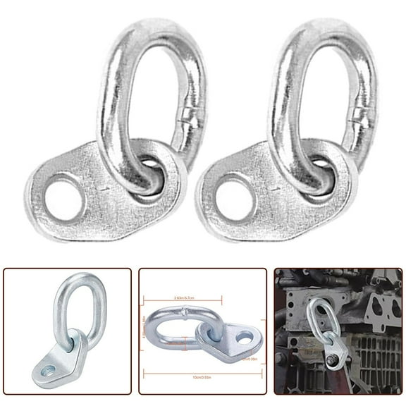 Mosiee 2Pcs 7100Lb Lifting Bracket 17700 Lb Engine Lift Bracket Load Levelers Slings