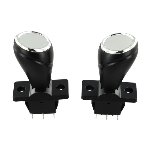 Mosiee 2Pcs Children's Electric Joystick Toy Bumper Car Forward And Backward Switch 360Degree Rotation Auto Reset Push Rod Shift Switch