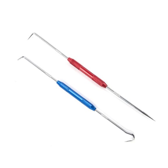 Mosiee 2Pcs Gasket Puller 4 Head Oil Seal Screwdrivers Set Removal Of O-Rings Springs Suction Rings Washers Gasket Puller Hand Tool