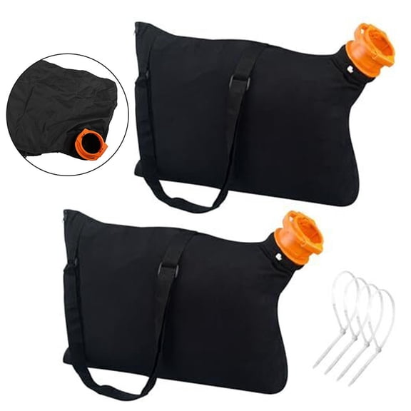 Mosiee 2Pcs Leaf Collection Bags for Worx Blowervacuum Wg500 Wg502 Wg505 Compatible