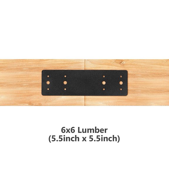 Mosiee 2Pcs Straight Steel Flat Plate Mending Plate Connect Bracket Repair Fixing Plate