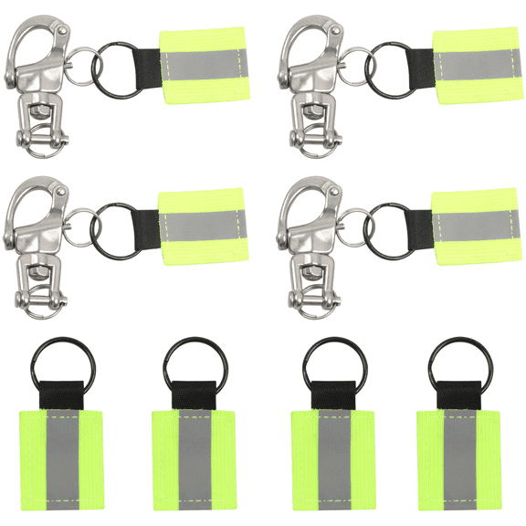 Mosiee 316 Snap Shackle 12 Pack Swivel Quick Release for Yacht Sailing Rigging D