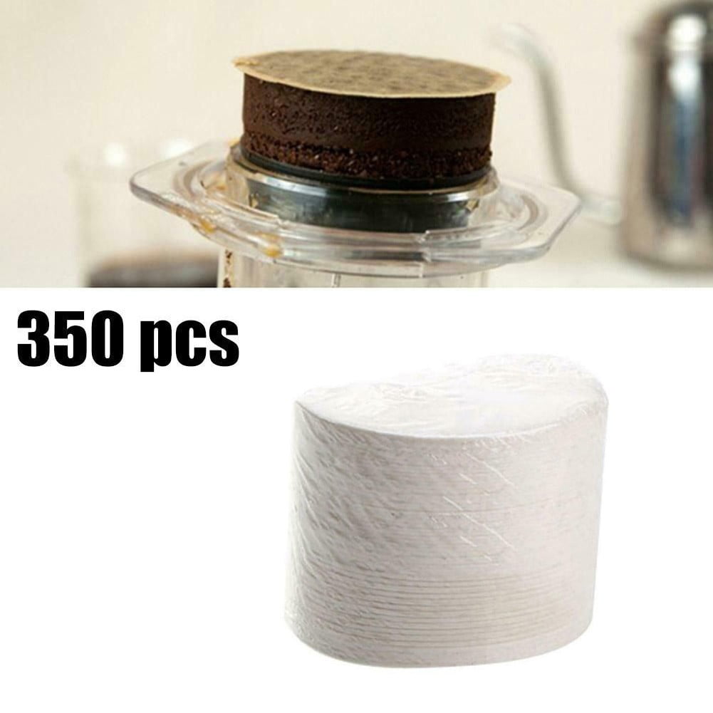 Yafe 600 PCS White Coffee Filters Papers Compatible With Aeropress, 64mm/2.5" Natural Replacement Round Coffee Filters Papers Filters White Paper