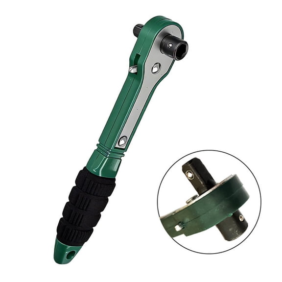 Mosiee 36 Teeth Small Ratchet Screwdriver Set with Screwdriver Bits Kit Small Space Maintenance Operation Batch Head Socket A