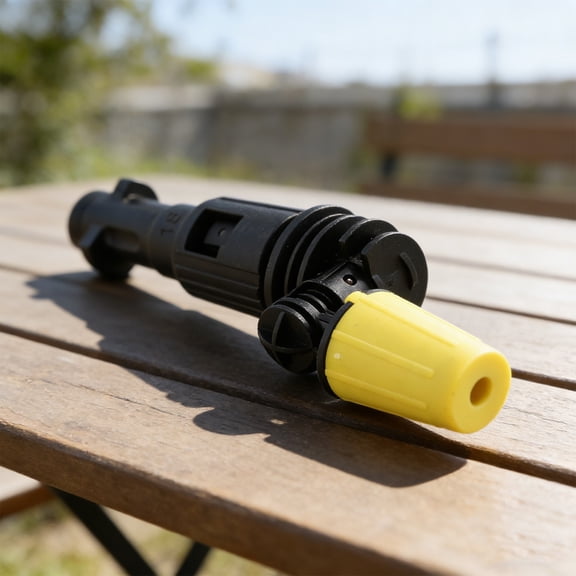 Mosiee 360 Degree Rotating Turbo Nozzle for K2K7 High Pressure Washing Cleaning Tool Yellow Jet