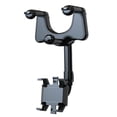 thumbnail image 1 of 360 Rotatable And Retractable Car Phone Holder Rearview Mirror Bracket, 1 of 8