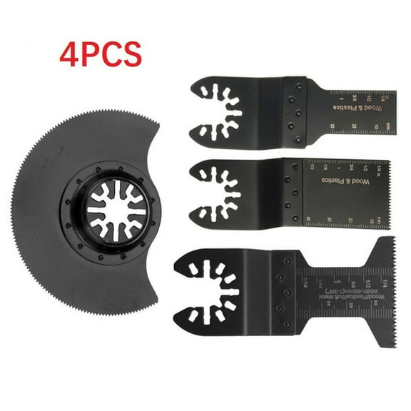 Mosiee 4 Pcs Oscillating Set Multi Tool Circular Saw Blade for Renovator Power Cutting Flipper Zero-Tool Accessories Ferrament