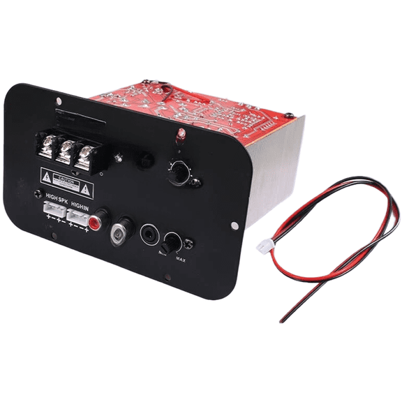 Mosiee 400W Car Audio Enhancement Module for 8-10 Inch Subwoofer with Bass Control Square