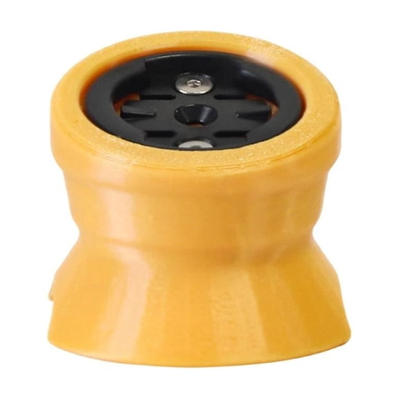 Mosiee 5.5*4.3Cm Folding Bike Computer Mount Plastic Light Holder for Brompton A/C/P Yellow