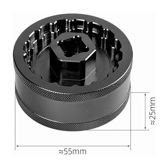 Mosiee 5-In-1 Bottom Bracket Wrench Tool, Threaded Bb Removal Install Bike Repair