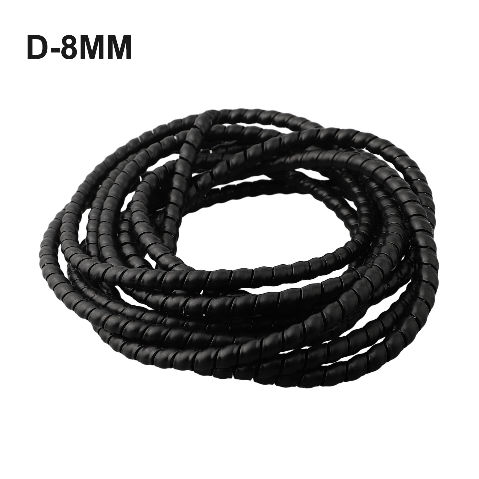 Winding Protector Mosiee 5M Black Cable Wire Protector Cable Organizer Management Pipe ...