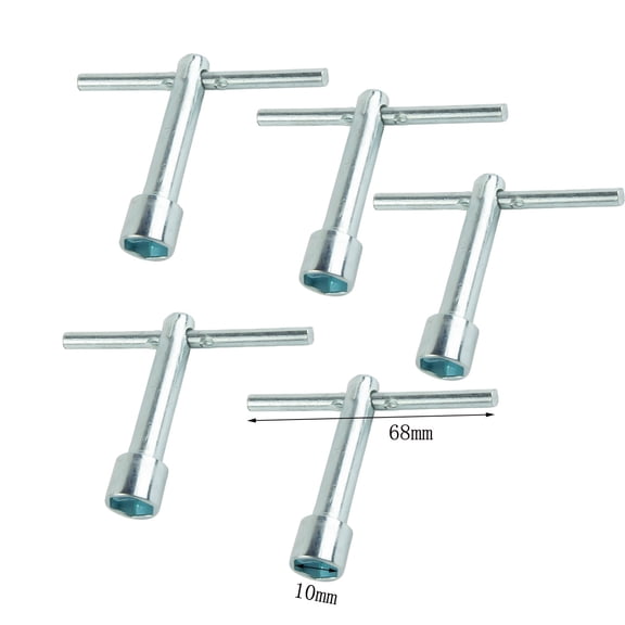 Mosiee 5Pcs 10mm Hex Socket Wrench T Shape Handle Deep Nut Driver Steel Hand Tool