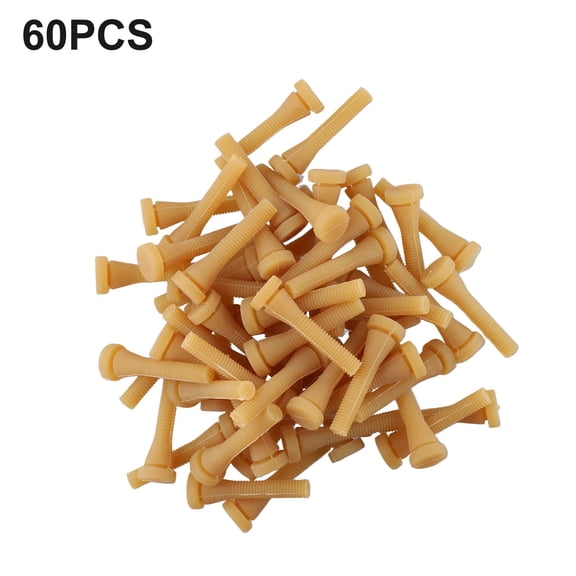 Mosiee 60Pcs Chicken Plucker Finger Poultry Feather Plucking Remover Tool Goose Chicken Tool Accessories Machine Ducks Rubber
