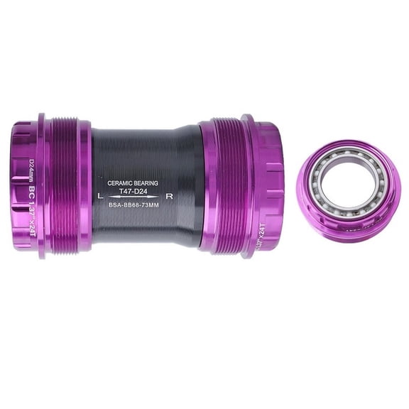Mosiee 68-73Mm Bike Bottom Bracket T47-24Mm Bike Bb Cer Seal Bearing Cer Bearing Purple