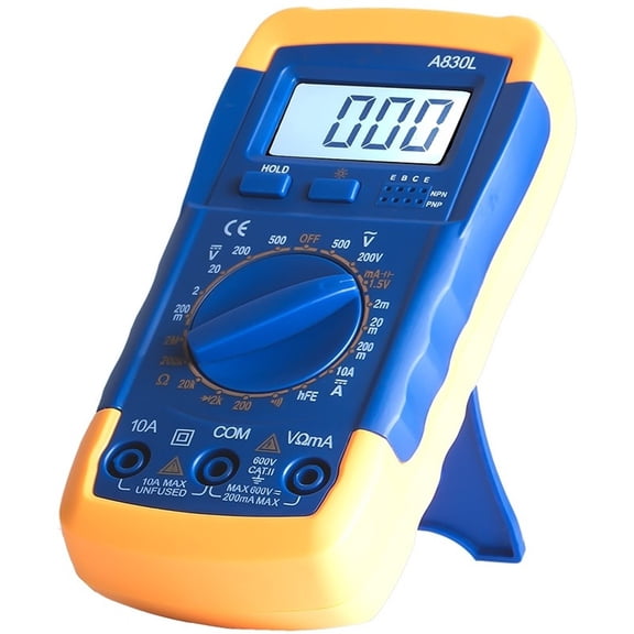 Mosiee A830L Digital Multimeter Handheld Lcd Display for Home Students Repair for Ce