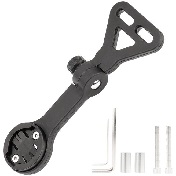 Mosiee Adjustable Mountain Bike Computer Mount Holder for Action Camera Light Extension A