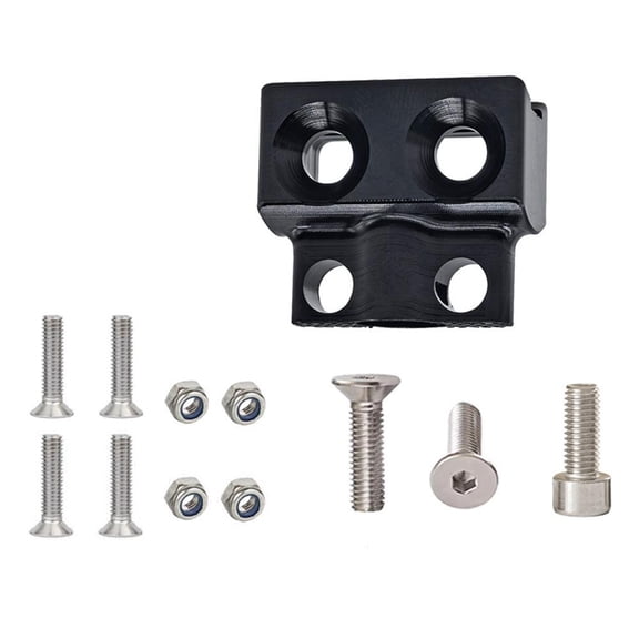 Mosiee Aluminium Alloy Aluminium Alloy Hanger Rear Derailleur Hanger Easy Installation Extend Rear Derailleur 12.5Mm for Brompton Bikes