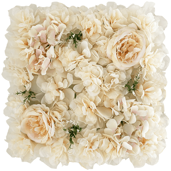Mosiee Artificial Wall Wedding Backdrop Silk Flower Arch Photography Props Home Light Yellow