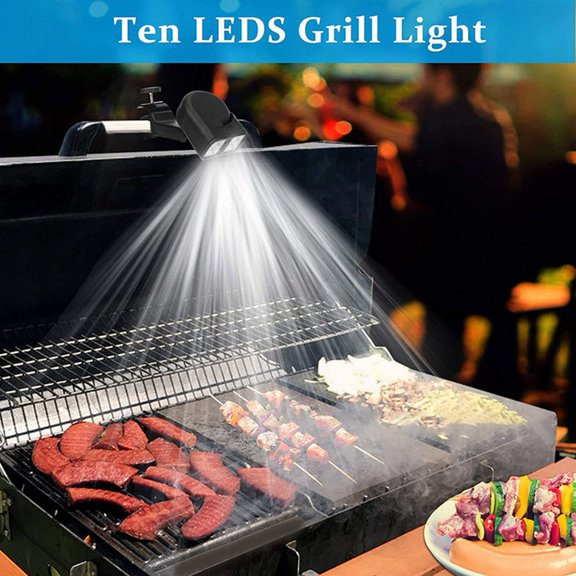Mosiee Bbq Grill Light with 10 Bright Leds - Adjustable, & Touch Control!