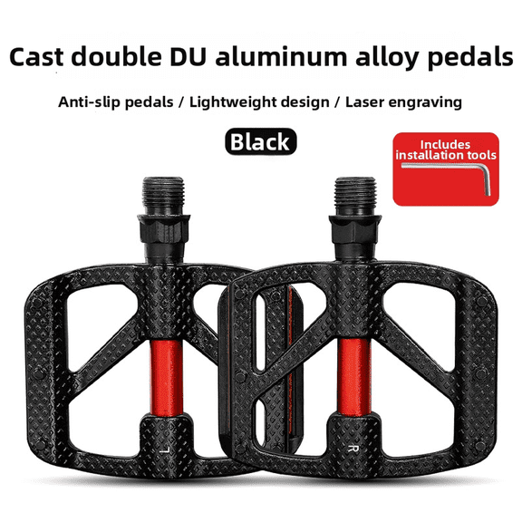 Mosiee Bicycle Aluminum Alloy Die-Casting Waterproof And Dustproof Pedal Black