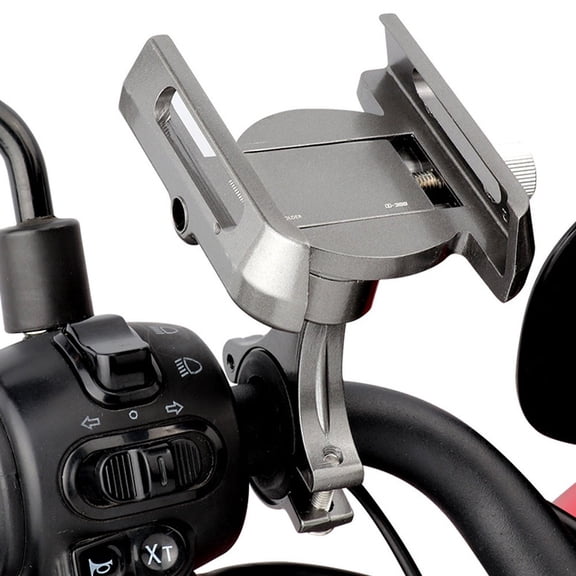 Mosiee Bicycle Bike General Phone Holder Clamp Ring Style 360-Degree Rotation Titanium