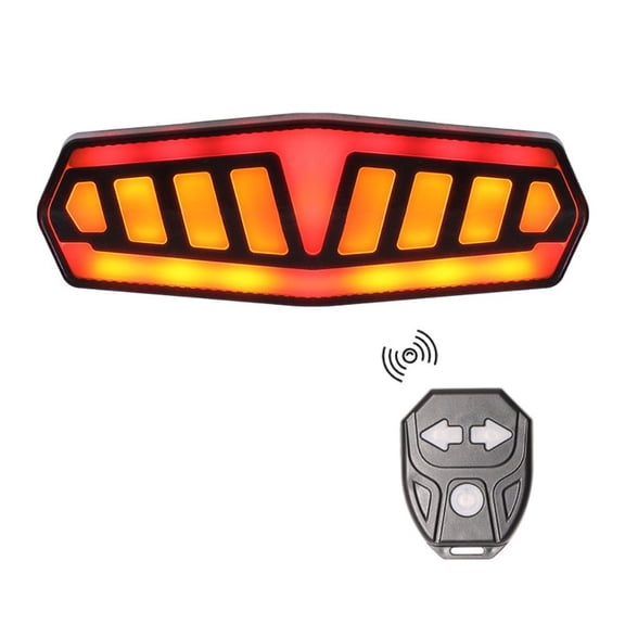 Mosiee Bicycle Light Wireless Remote Control Turn Tail Light Cycling Equipment Light