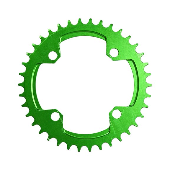Mosiee Bicycle Positive and Negative Gear Discs 104Bcd, Cog 32/34/36/38/40T/42T Green 40T