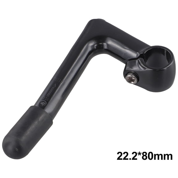 Mosiee Bicycle Stem Featuring A Unique Gooseneck Design for Better Comfort On Bikes with for 22 2 Mm Front Fork Diameter Black