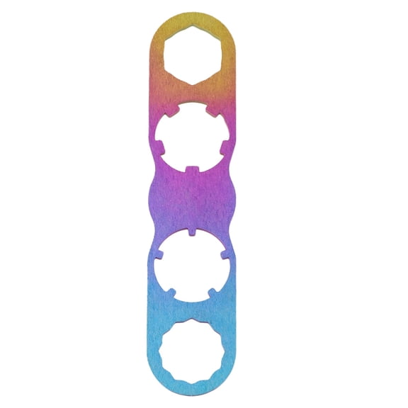 Mosiee Bicycle Tc4 Alloy Pedal Disassembly Wrench Tool for Look for Keo Pedal Maintenance Equipment Bike Pedal Repair Tool Lightweight Multicolor