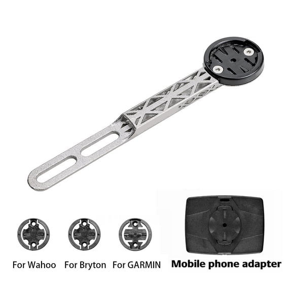 Mosiee Bike Computer Holder Ti Alloy Out Front Mount for Garmin for Wahoo for Bryton
