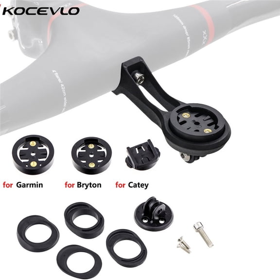 Mosiee Bike Computer Mount Nylon Road Bike Computer for Garmin for Xxx Handlebar For-Gopro Camera Mount Bicycle