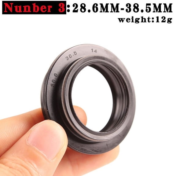 Mosiee Bike Front Fork Dust Seal Oil for Fox Xfusion Outdoor Cycling Accessories Durable Practical Plastic Resin High Quality 28.6Mm-38.5Mm