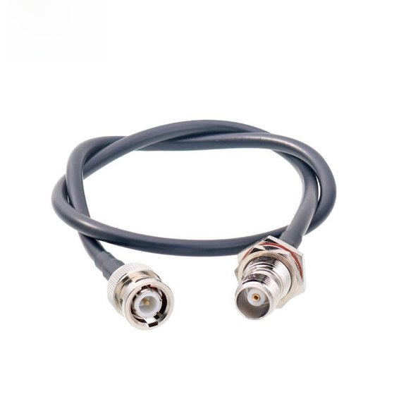 Mosiee Bnc Male To Tnc Female Rf Coaxial Cable Rg58 Double Shielded Extension Adapter