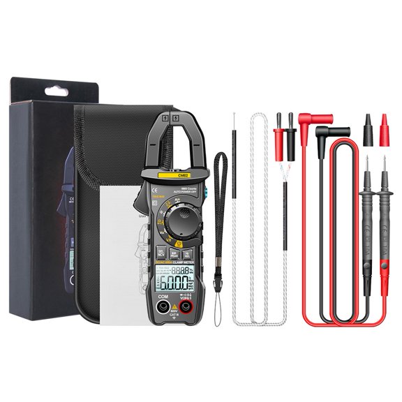 Mosiee Cm82 for Multi-Function Clamp-On Current Multimeter Can Measure Ac/Dc Current Black