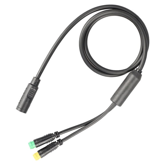 Mosiee Controller Connection Electric Bike Cable 80 Cm Cable Length Black Abs Material Dustproof Connection 80 Cm Length 1T2 Cable 80Cm