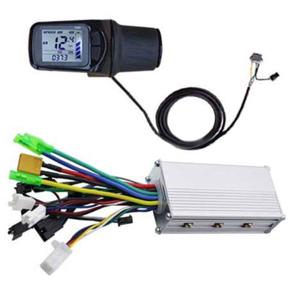 Mosiee Customizable Speed Controller Kit Brushless Motor Kit Electric Bike Controller Ebike Lcd Display Controller Brake System 60V