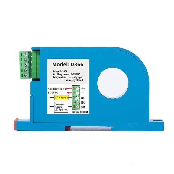 Mosiee Dc Current Sensing Switch Action Indicator Light Automatic Reset Function D366-300A Dc