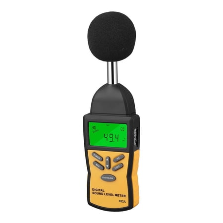 Mosiee Digital Sound Level Meter Noise Tester 30-130Db Range with Lcd Display Fast Slow